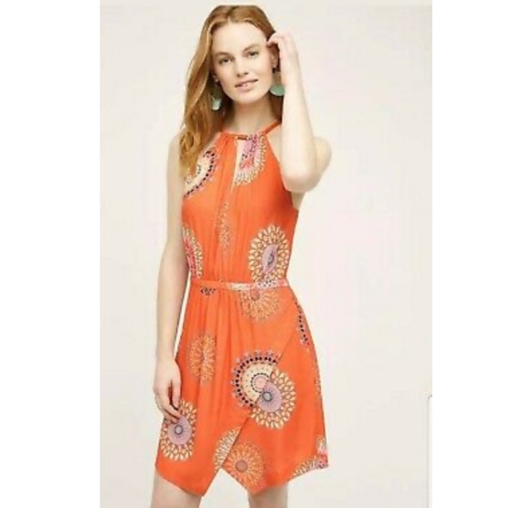 Livia halter dress by Anthropologie